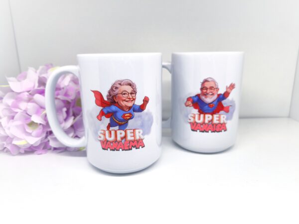 vanavanemate päev, vanavanematepäeva kingitus, kruus, personaalne kruus super vanaema, super vanaisa, magnet, personaalne kingitus, numbridiiler, magnet, külmkapimagnet